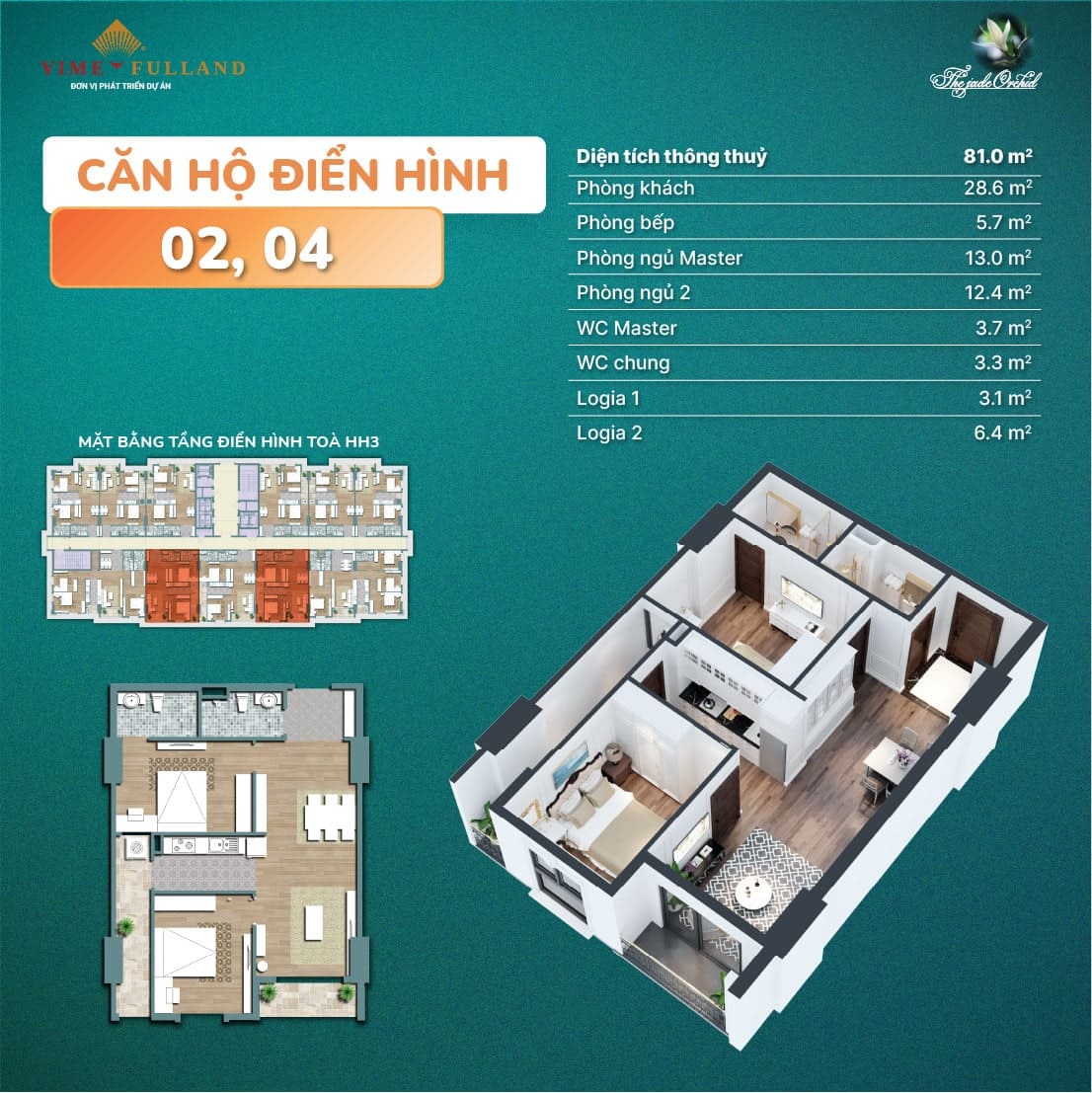Không gian sống tại chung cư Jade Square – Hiện đại, thoáng đãng và tiện nghi