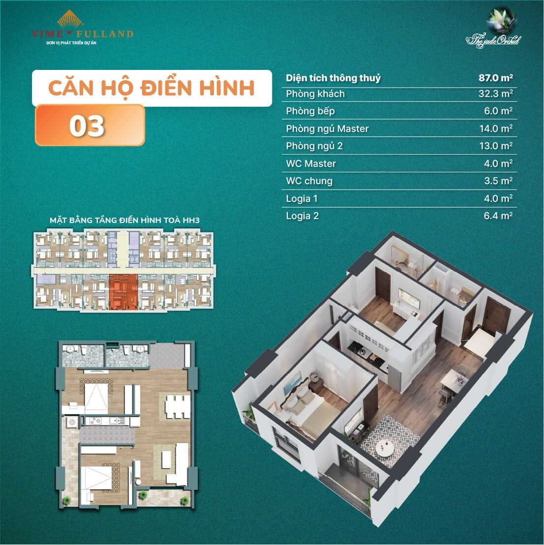 Không gian sống tại chung cư Jade Square – Hiện đại, thoáng đãng và tiện nghi